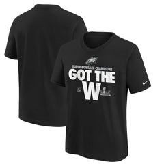 Youth Philadelphia Eagles Black Super Bowl LIX Champions Parade T-Shirt 