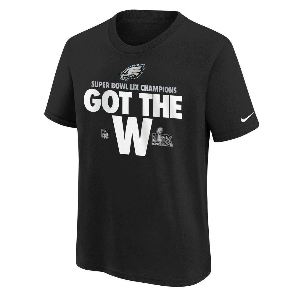 Youth Philadelphia Eagles Black Super Bowl LIX Champions Parade T-Shirt 
