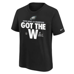 Youth Philadelphia Eagles Black Super Bowl LIX Champions Parade T-Shirt 