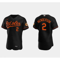 Youth Baltimore Orioles #2 Gunnar Henderson Black Flex Base Stitched Baseball Jersey
