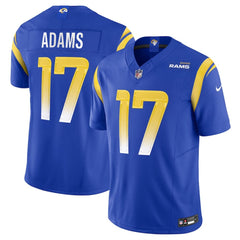 Youth Los Angeles Rams #17 Davante Adams Blue 2024 F.U.S.E Vapor Untouchable Stitched Football Jersey 