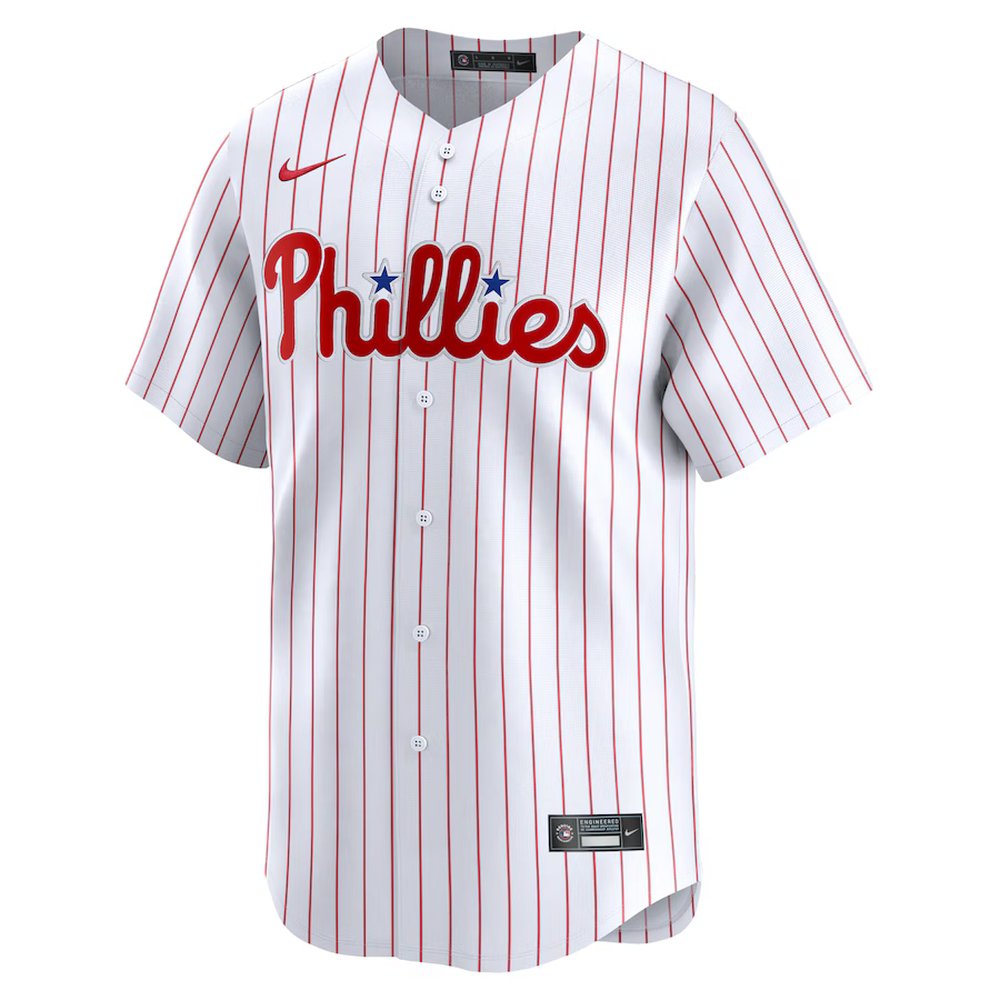 Men's Philadelphia Phillies #28 Alec Bohm White Home Limited Player Jersey