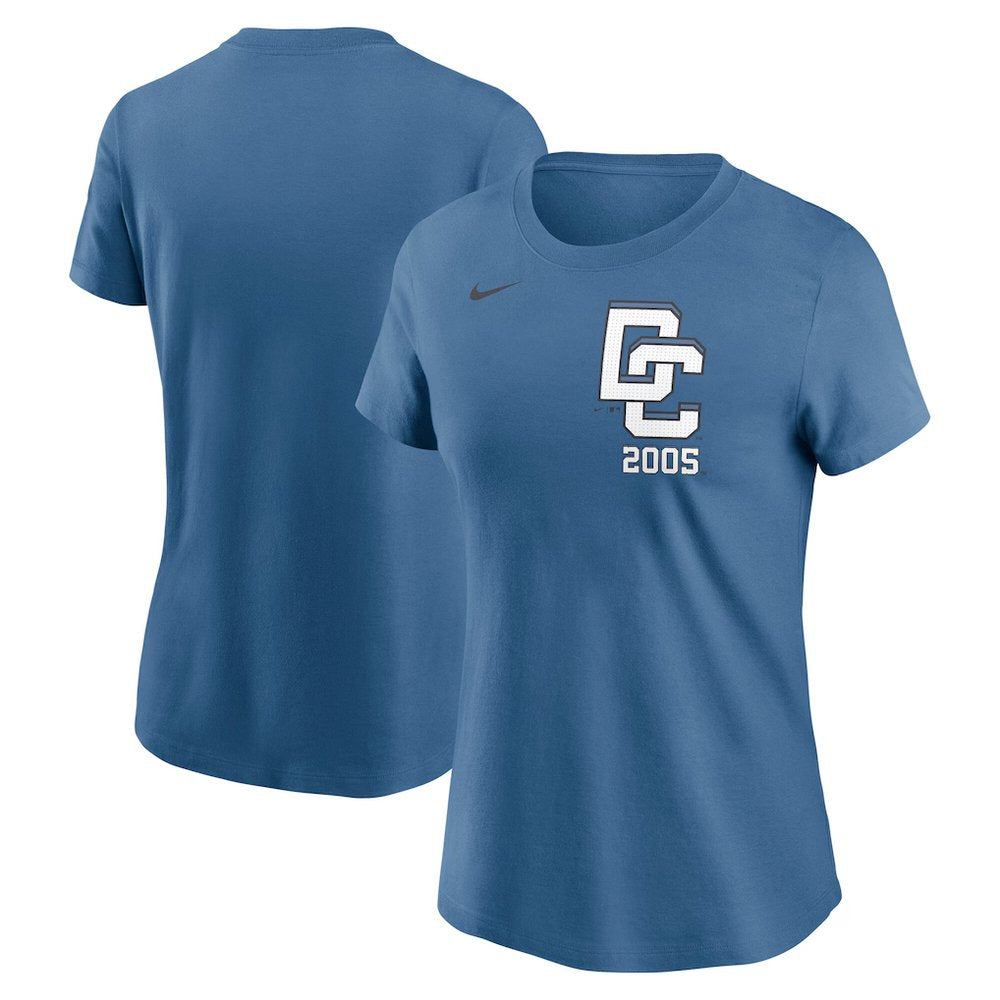 Women's Washington Nationals Blue 2025 City Connect Wordmark T-Shirt
