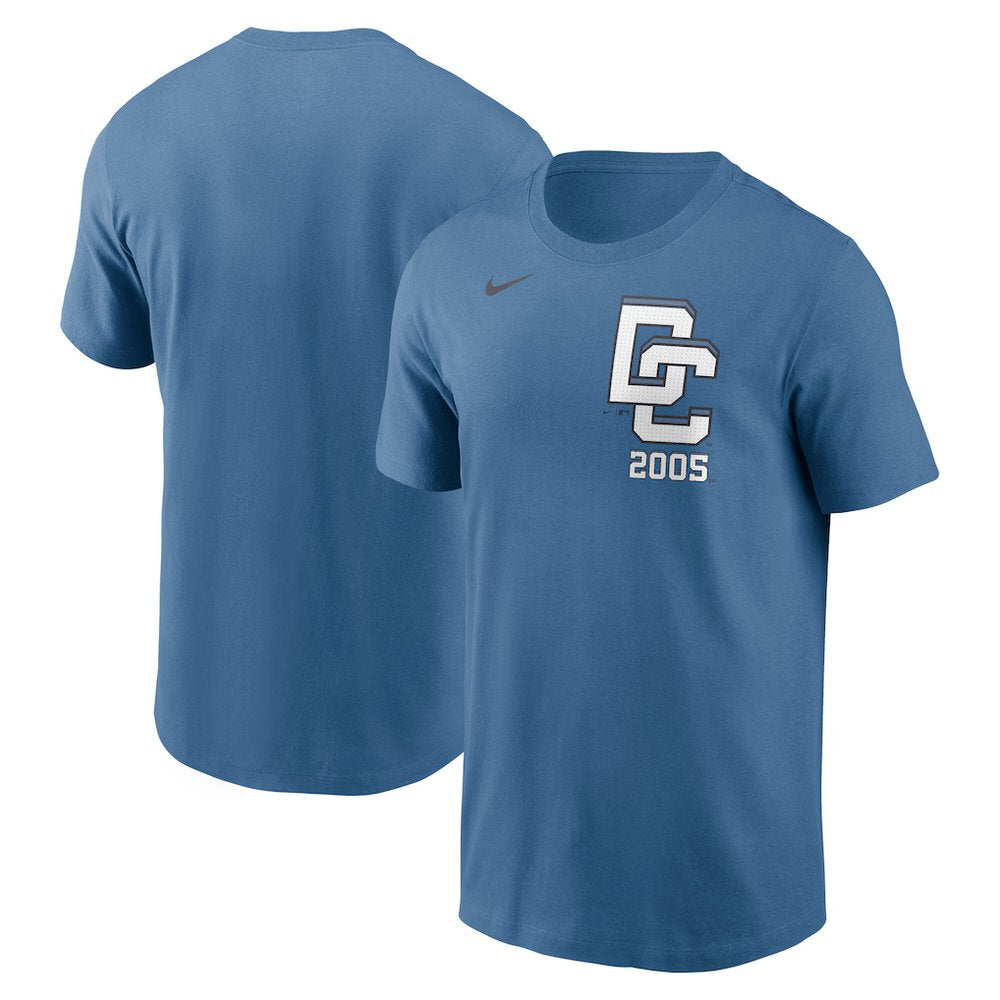 Men's Washington Nationals Blue 2025 City Connect Wordmark T-Shirt