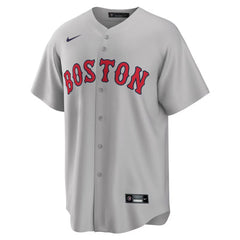 Men's Boston Red Sox #34 David Ortiz Gray Road Replica Player Jersey