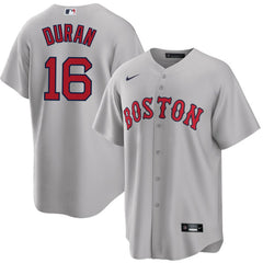 Men's Boston Red Sox #16 Jarren Duran Gray Home Replica Player Jersey