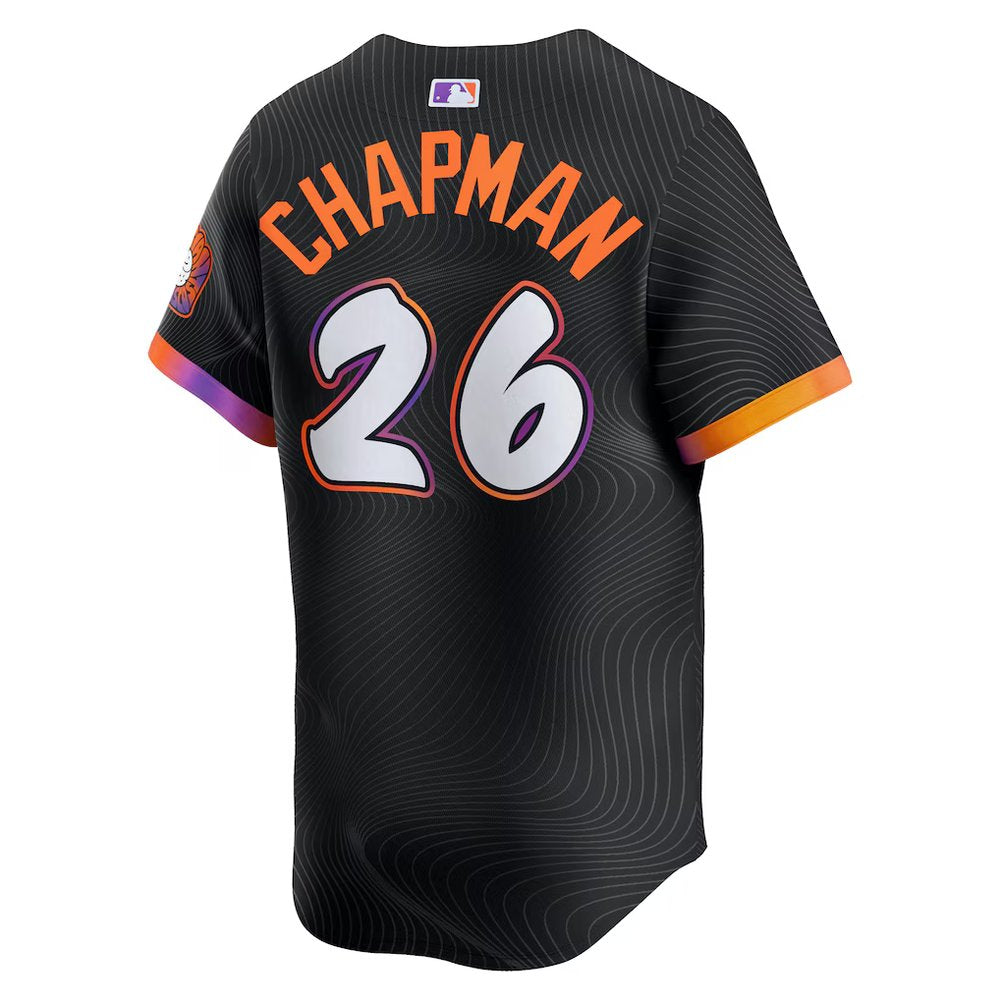 Youth San Francisco Giants #26 Matt Chapman Anthracite 2025 City Connect Limited Jersey
