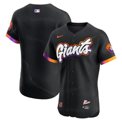 Youth San Francisco Giants Anthracite 2025 City Connect Elite Jersey