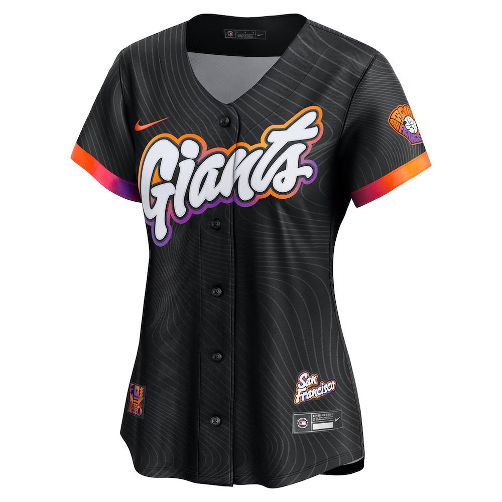 Women's San Francisco Giants Anthracite 2025 City Connect Limited Jersey