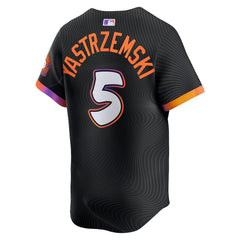 Men's San Francisco Giants #5 Mike Yastrzemski Anthracite 2025 City Connect Limited Jersey