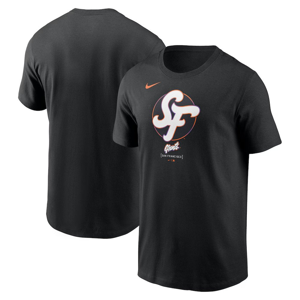 Men's San Francisco Giants Black 2025 City Connect Large Logo T-Shirt