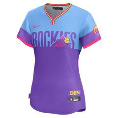 Women's Colorado Rockies Purple/Light Blue 2025 City Connect Limited Jersey