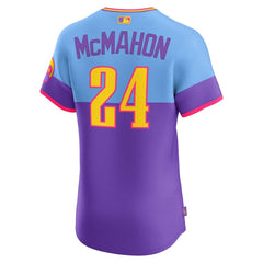 Youth Colorado Rockies #24 Ryan McMahon Purple/Light Blue 2025 City Connect Elite Player Jersey