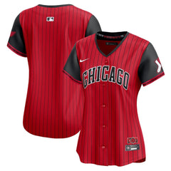 Women's Chicago White Sox Red/Black 2025 City Connect Limited Jersey