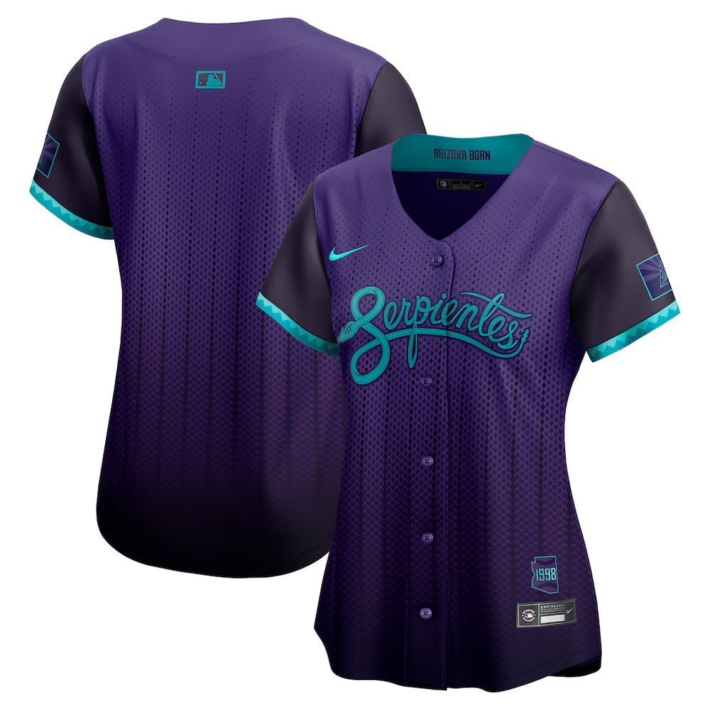 Women's Arizona Diamondbacks Purple 2025 City Connect Limited Jersey