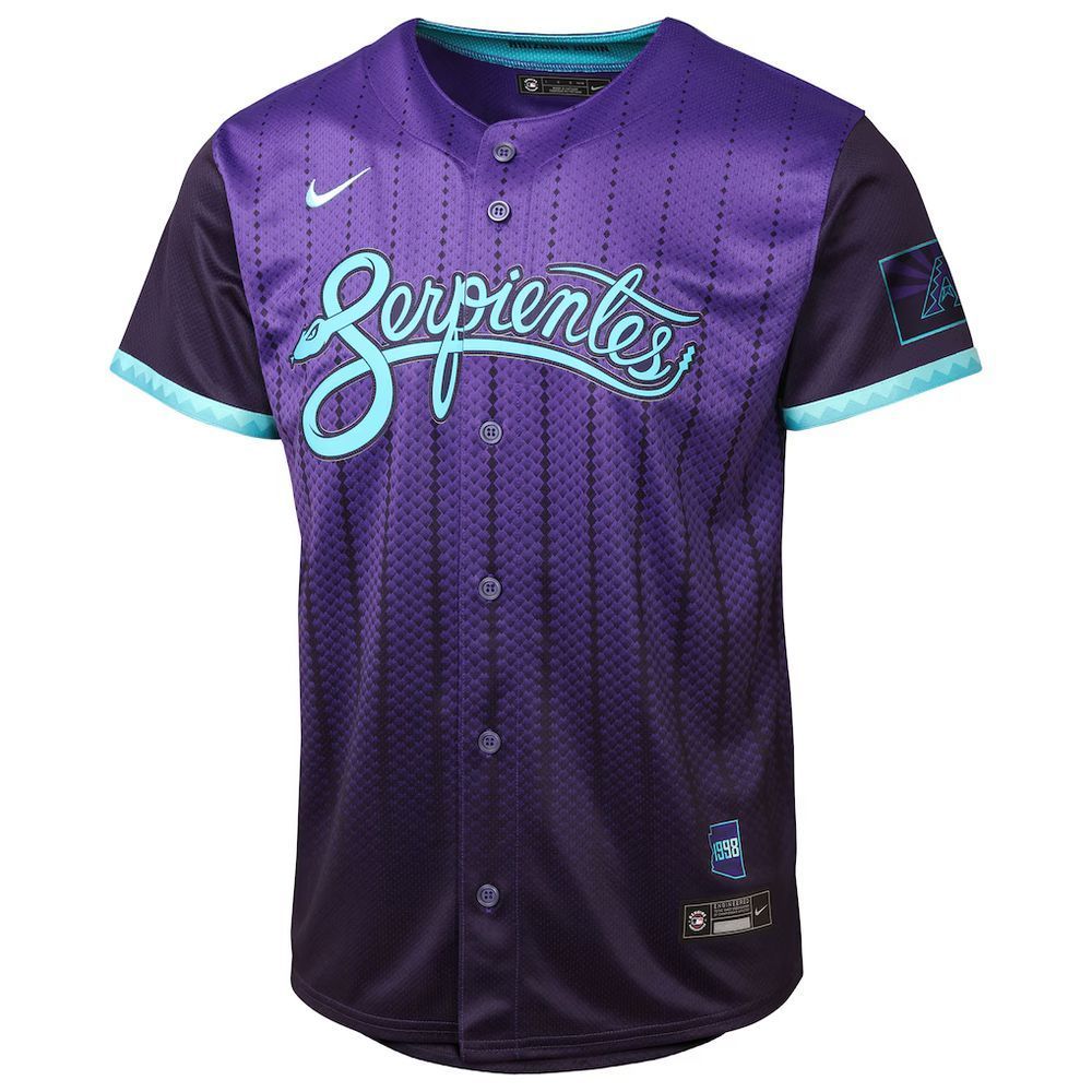 Youth Arizona Diamondbacks #7 Corbin Carroll Purple 2025 City Connect Limited Player Jersey
