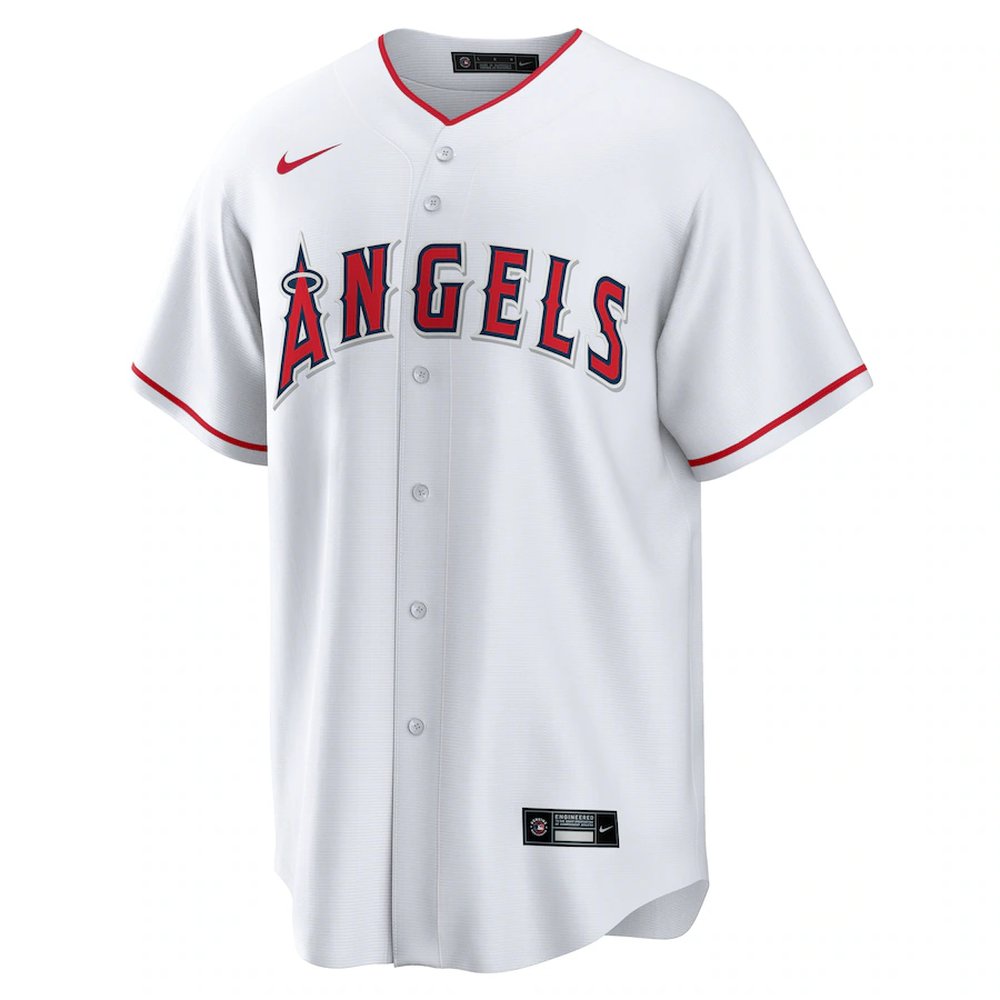 Men's Los Angeles Angels #16 Yusei Kikuchi White Home Replica Jersey