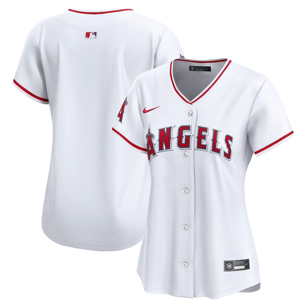 Women's Los Angeles Angels White Home Limited Jersey