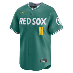 Youth Boston Red Sox #11 Rafael Devers Green 2025 City Connect Limited Player Jersey