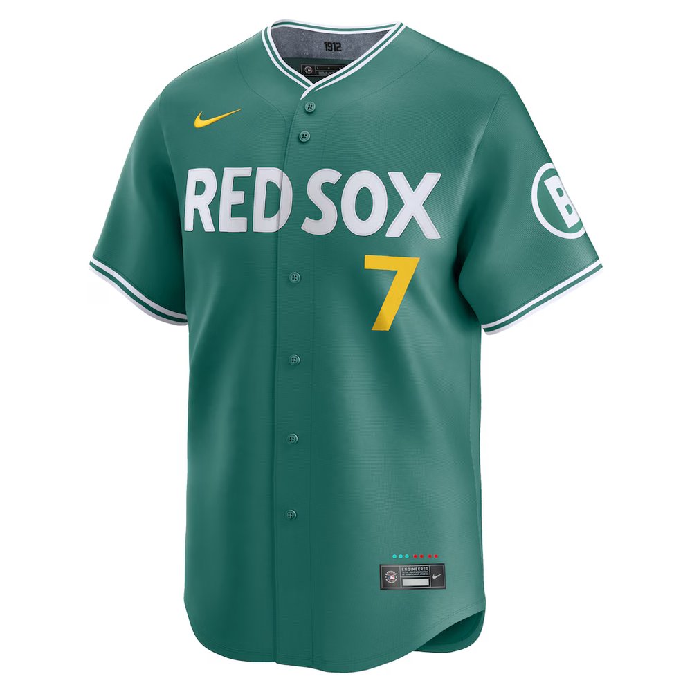 Youth Boston Red Sox #7 Masataka Yoshida Green 2025 City Connect Limited Player Jersey