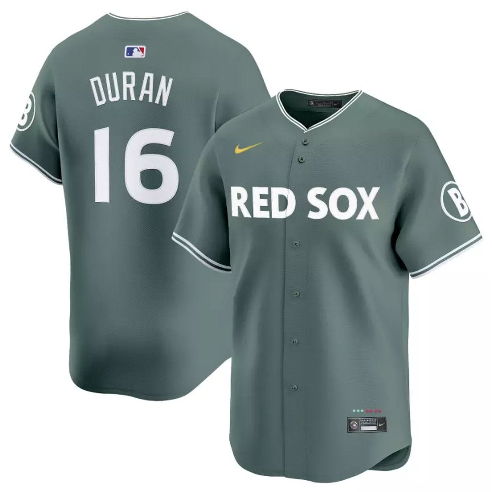 Men's Boston Red Sox #16 Jarren Duran Green 2025 City Connect Limited Player Jersey