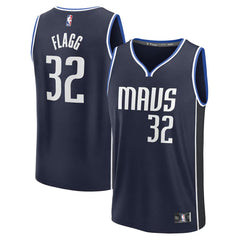 Youth Dallas Mavericks #32 Cooper Flagg Fanatics Navy 2025 NBA Draft First Round Pick Fast Break Replica Statement Edition Jersey