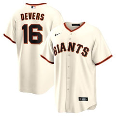 Youth San Francisco Giants #16 Rafael Devers White Home Replica Player Jersey