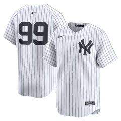 Men's New York Yankees #99 Aaron Judge White Home Limited Player Jersey