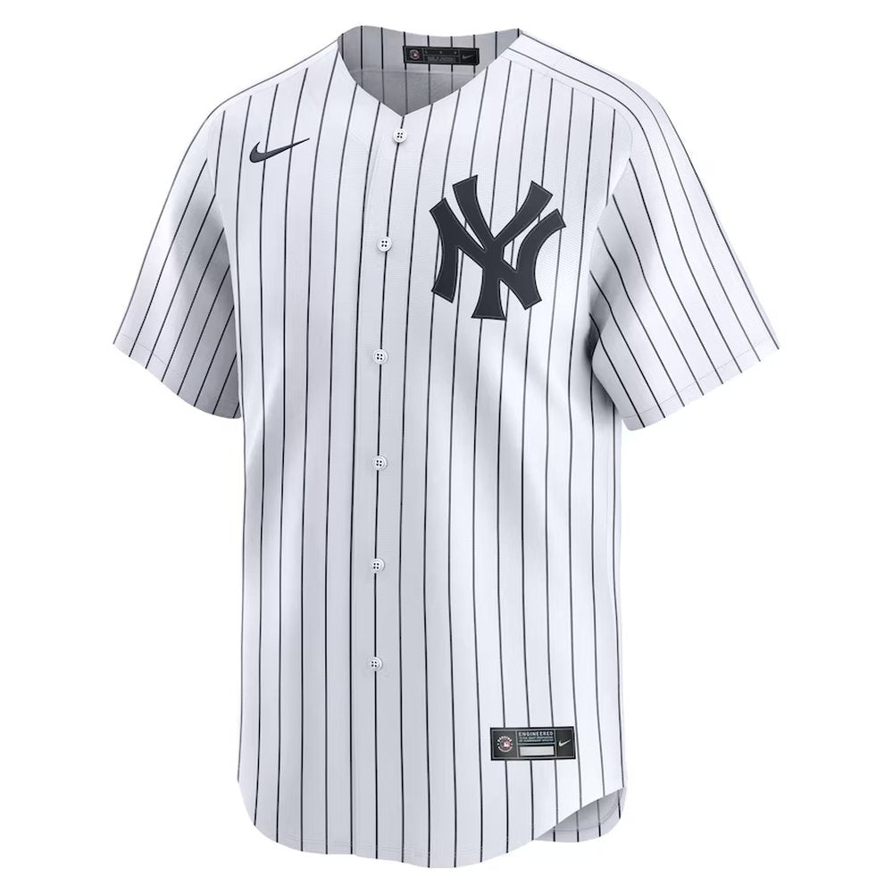 Men's New York Yankees #99 Aaron Judge White Home Limited Player Jersey