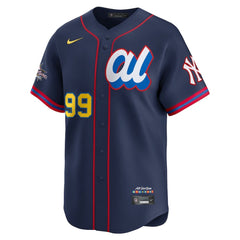 Men's American League #99 Aaron Judge Navy 2025 All-Star Edition Limited Player Jersey
