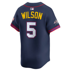 Men's American League #5 Jacob Wilson Navy 2025 All-Star Edition Limited Player Jersey