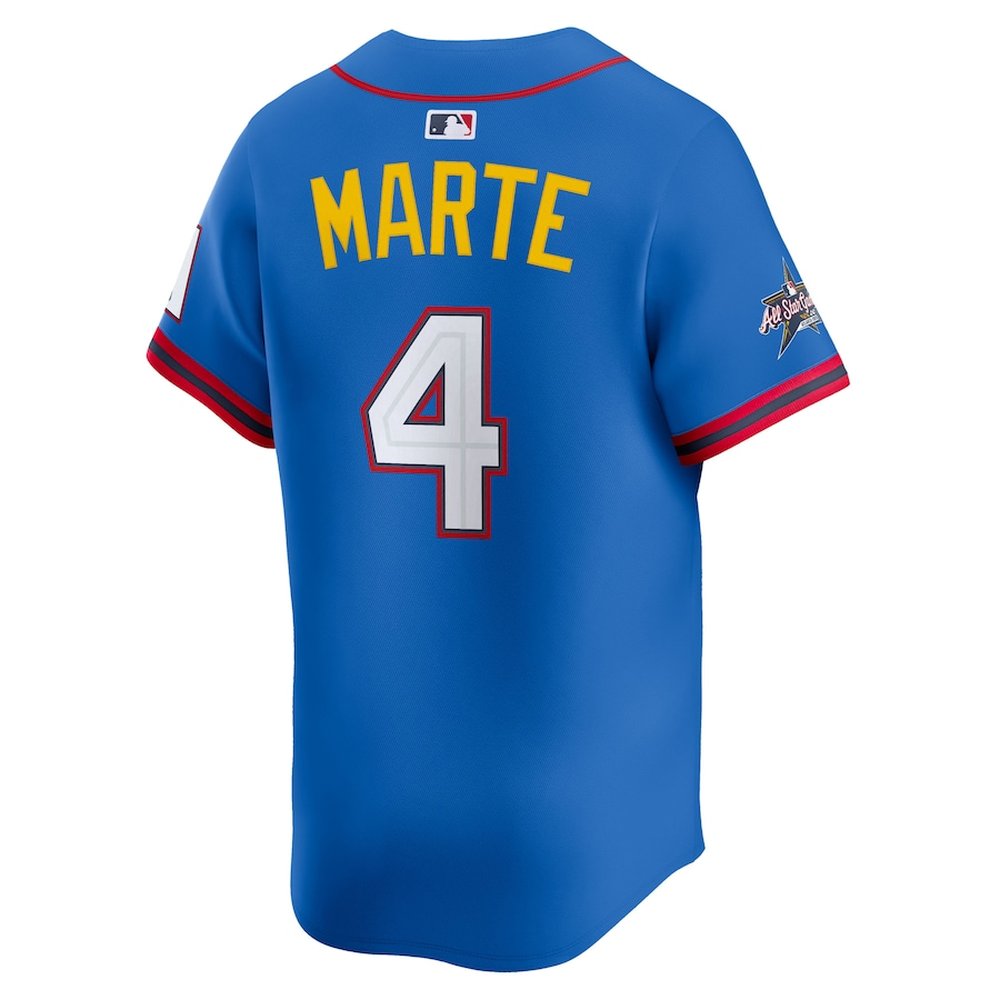Men's National League #4 Ketel Marte Blue 2025 All-Star Edition Limited Player Jersey