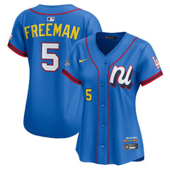 Women's National League #5 Freddie Freeman Blue 2025 All-Star Edition Limited Player Jersey