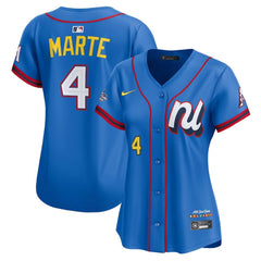 Women's National League #4 Ketel Marte Blue 2025 All-Star Edition Limited Player Jersey