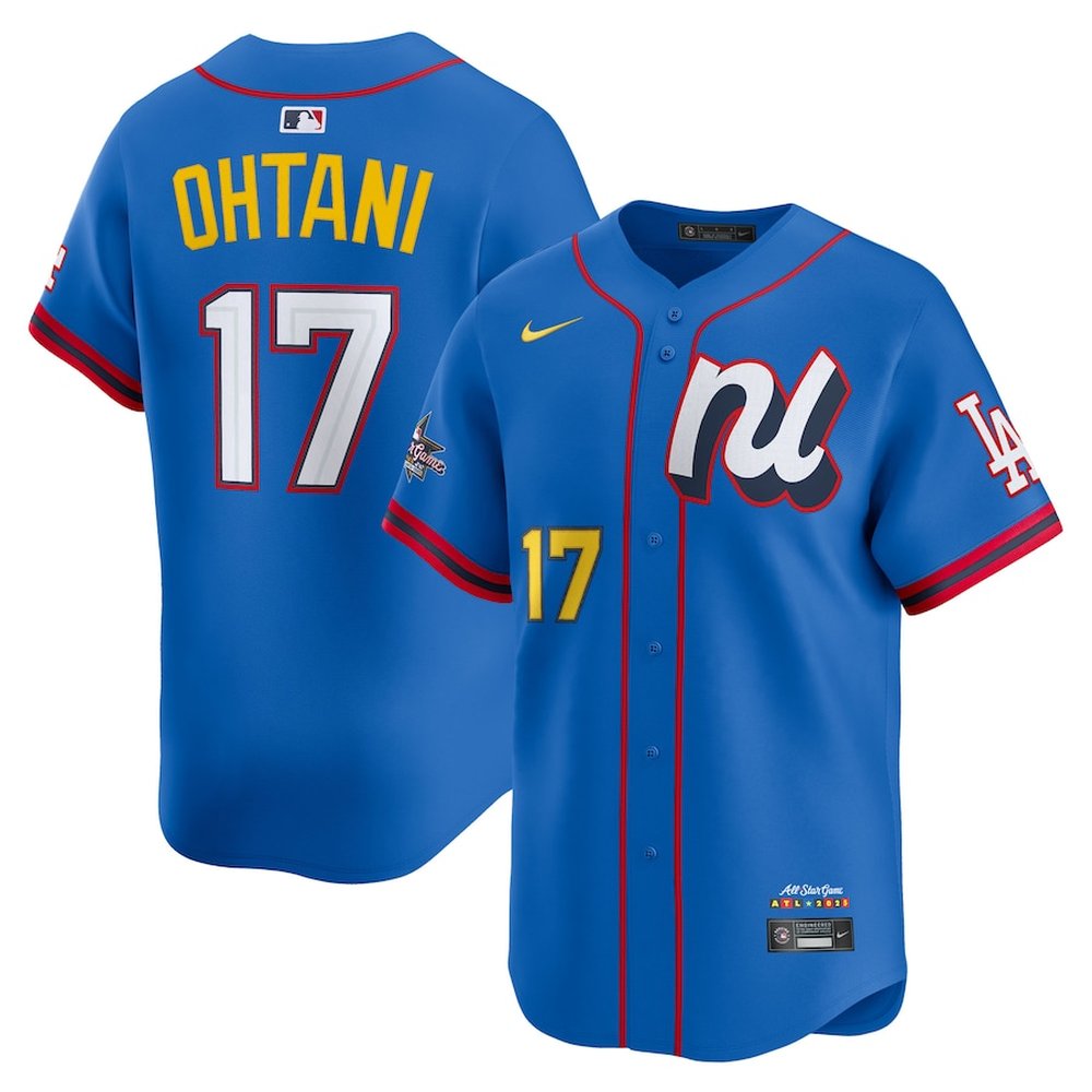 Youth National League #17 Shohei Ohtani Blue 2025 All-Star Edition Limited Player Jersey
