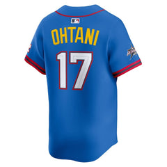 Youth National League #17 Shohei Ohtani Blue 2025 All-Star Edition Limited Player Jersey