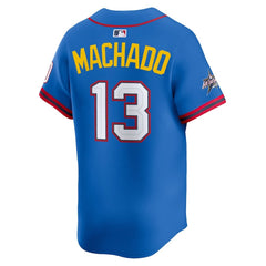 Youth National League #13 Manny Machado Blue 2025 All-Star Edition Limited Player Jersey