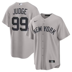 Youth New York Yankees #99 Aaron Judge Gray 2025 MLB All-Star Game Road Limited Player Jersey