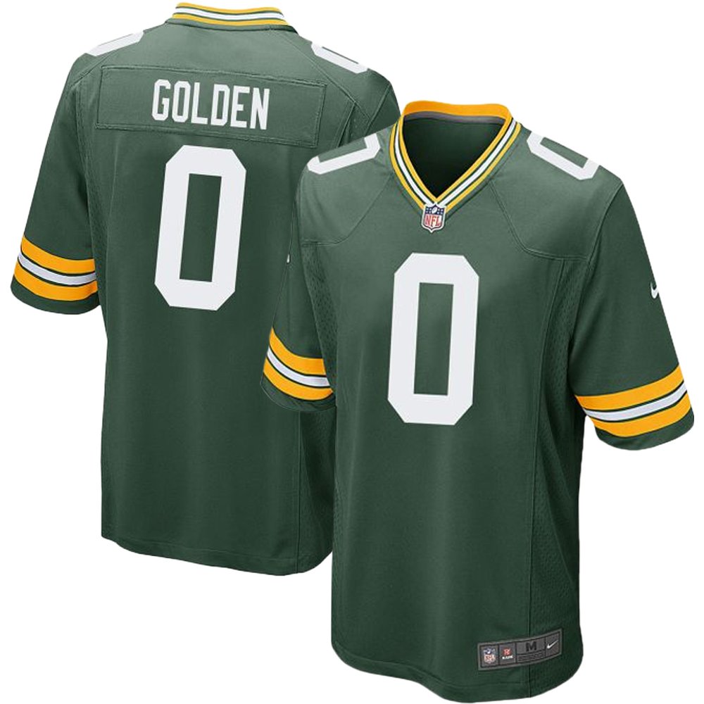 Men's Green Bay Packers #0 Matthew Golden Green Game Player Jersey 