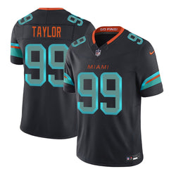 Youth Miami Dolphins #99 Jason Taylor Black Rivalries Collection F.U.S.E. Vapor Limited Stitched Jersey 