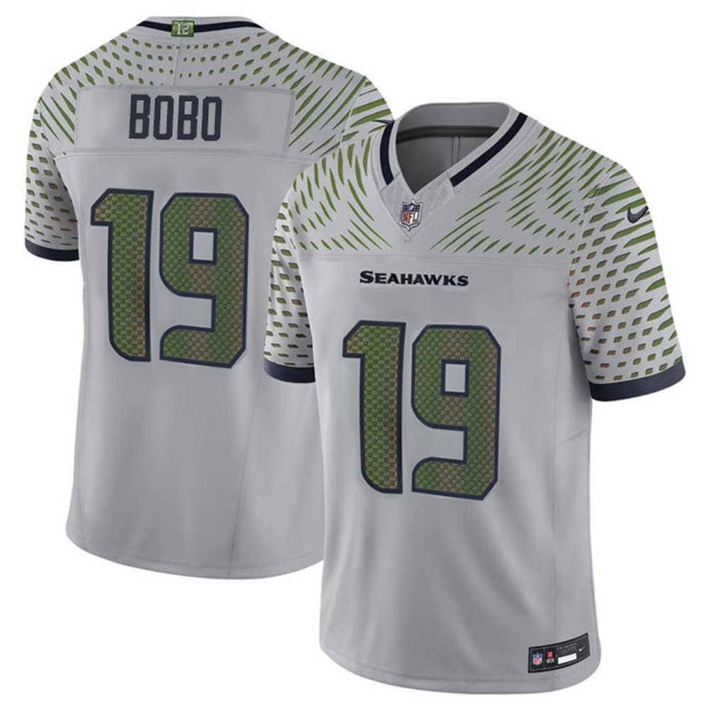 Youth Seattle Seahawks #19 Jake Bobo Gray Rivalries Collection F.U.S.E. Vapor Limited Stitched Jersey 