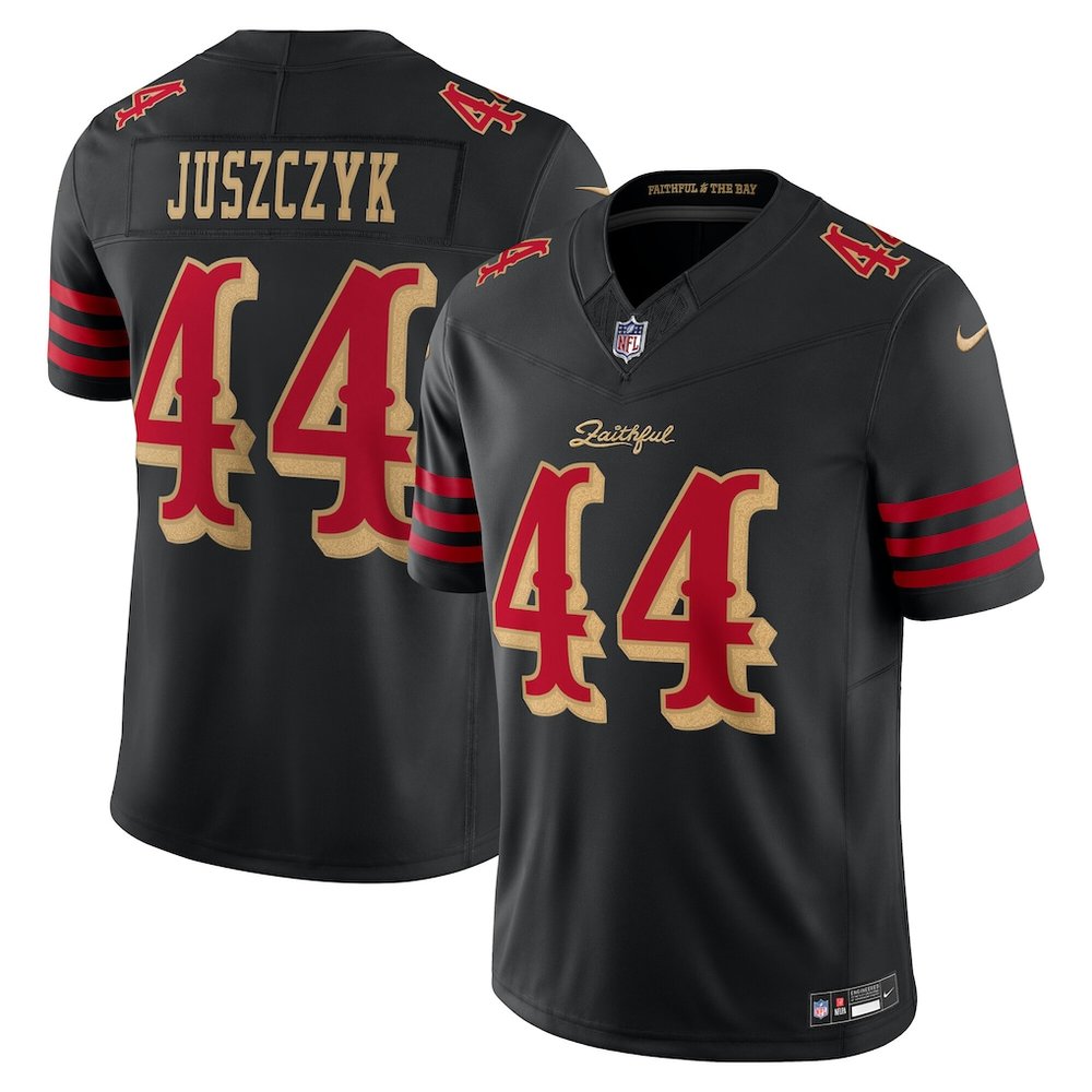 Youth's San Francisco 49ers #44 Kyle Juszczyk Black Rivalries Collection F.U.S.E. Vapor Limited Stitched Jersey 