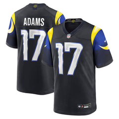 Youth's Los Angeles Rams #17 Davante Adams Black Rivalries Collection Game Jersey 
