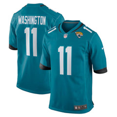 Youth Jacksonville Jaguars #11 Parker Washington Teal Team Game Jersey 