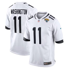 Youth Jacksonville Jaguars #11 Parker Washington White Team Game Jersey 