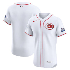 Youth Cincinnati Reds White 2025 MLB Speedway Classic Home Elite Jersey