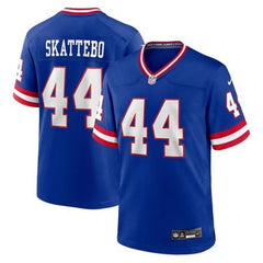 Youth New York Giants #44 Cam Skattebo Royal Game Player Jersey 