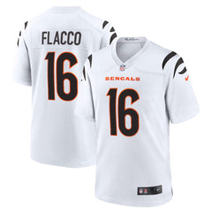 Youth Cincinnati Bengals #16 Joe Flacco White Team Game Jersey 