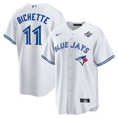 Youth Toronto Blue Jays #11 Bo Bichette White 2025 World Series Home Replica Player Jersey