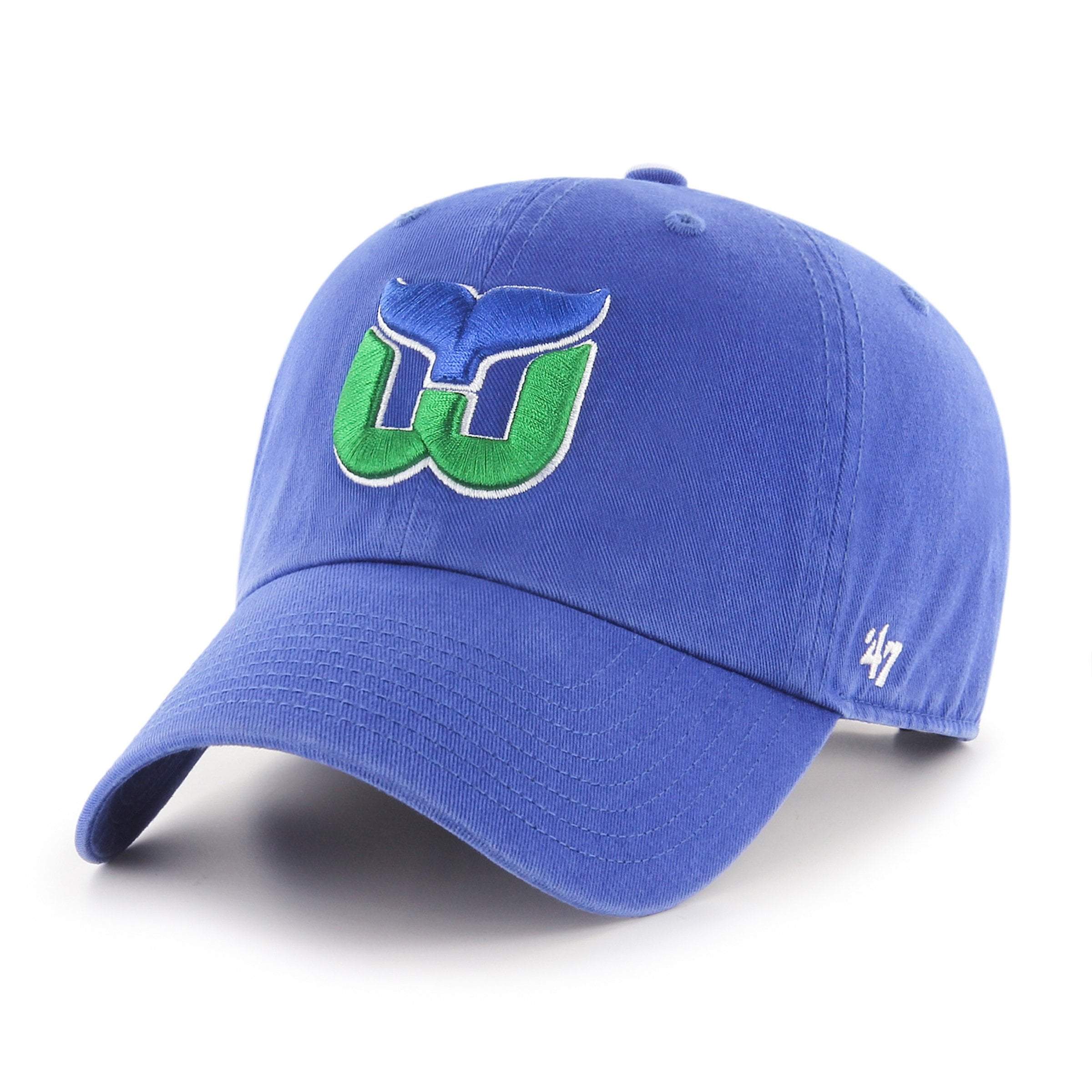 HARTFORD WHALERS VINTAGE '47 CLEAN UP Blue